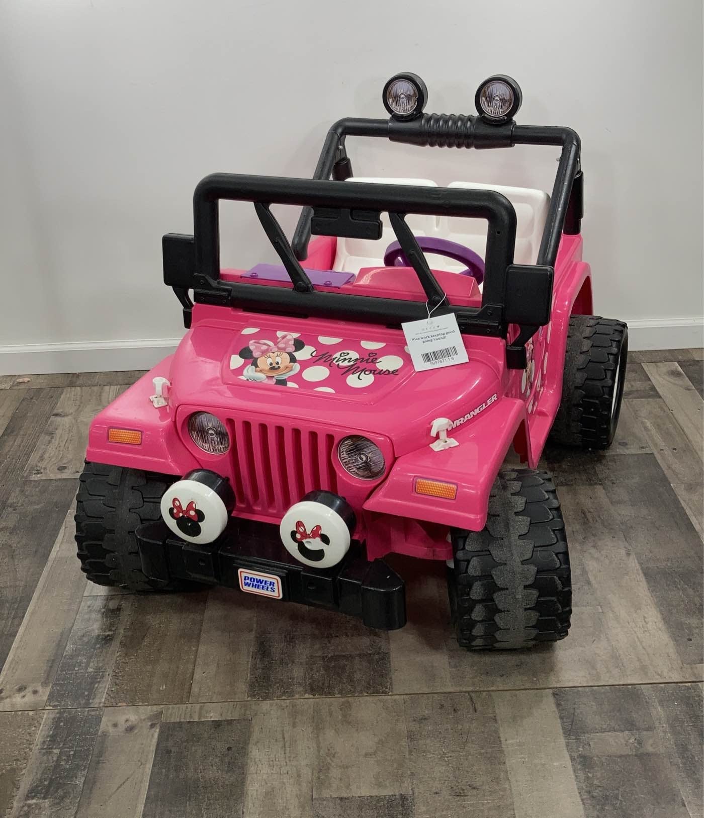 Power Wheels Jeep Wrangler, Minnie Mouse