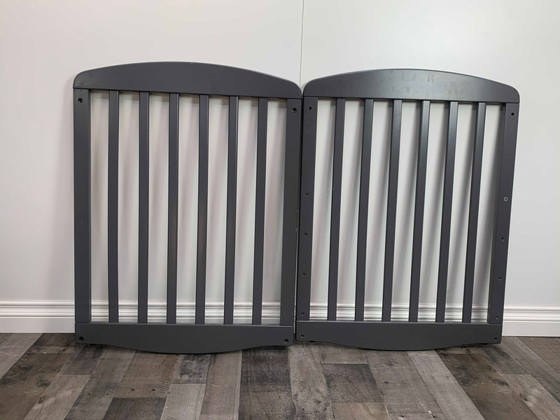 davinci alpha mini rocking crib slate