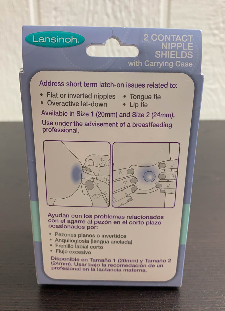 Lansinoh Nipple Shields for Breastfeeding, 20mm