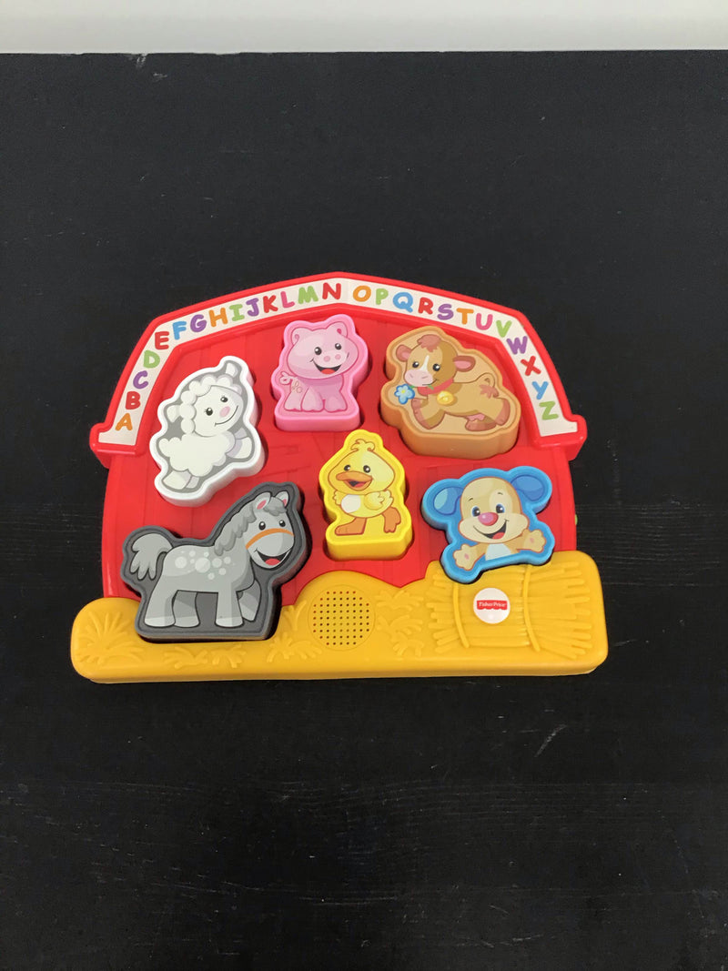 fisher price laugh and learn farm animal puzzle