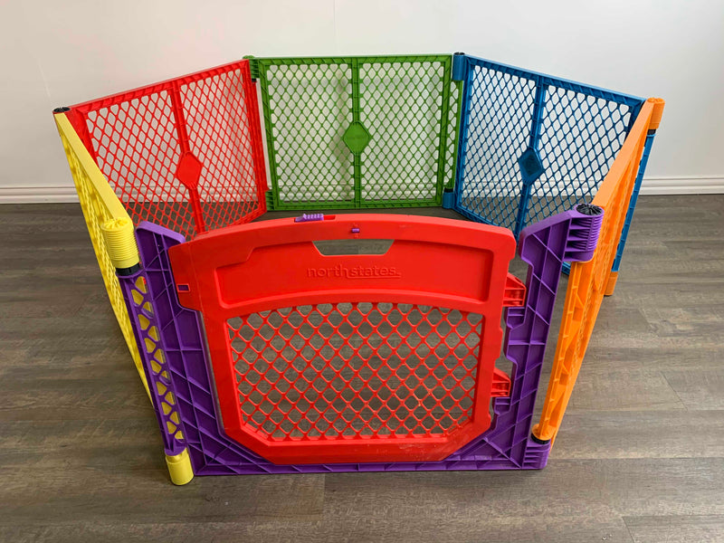 north states superyard colorplay 6 panel playard