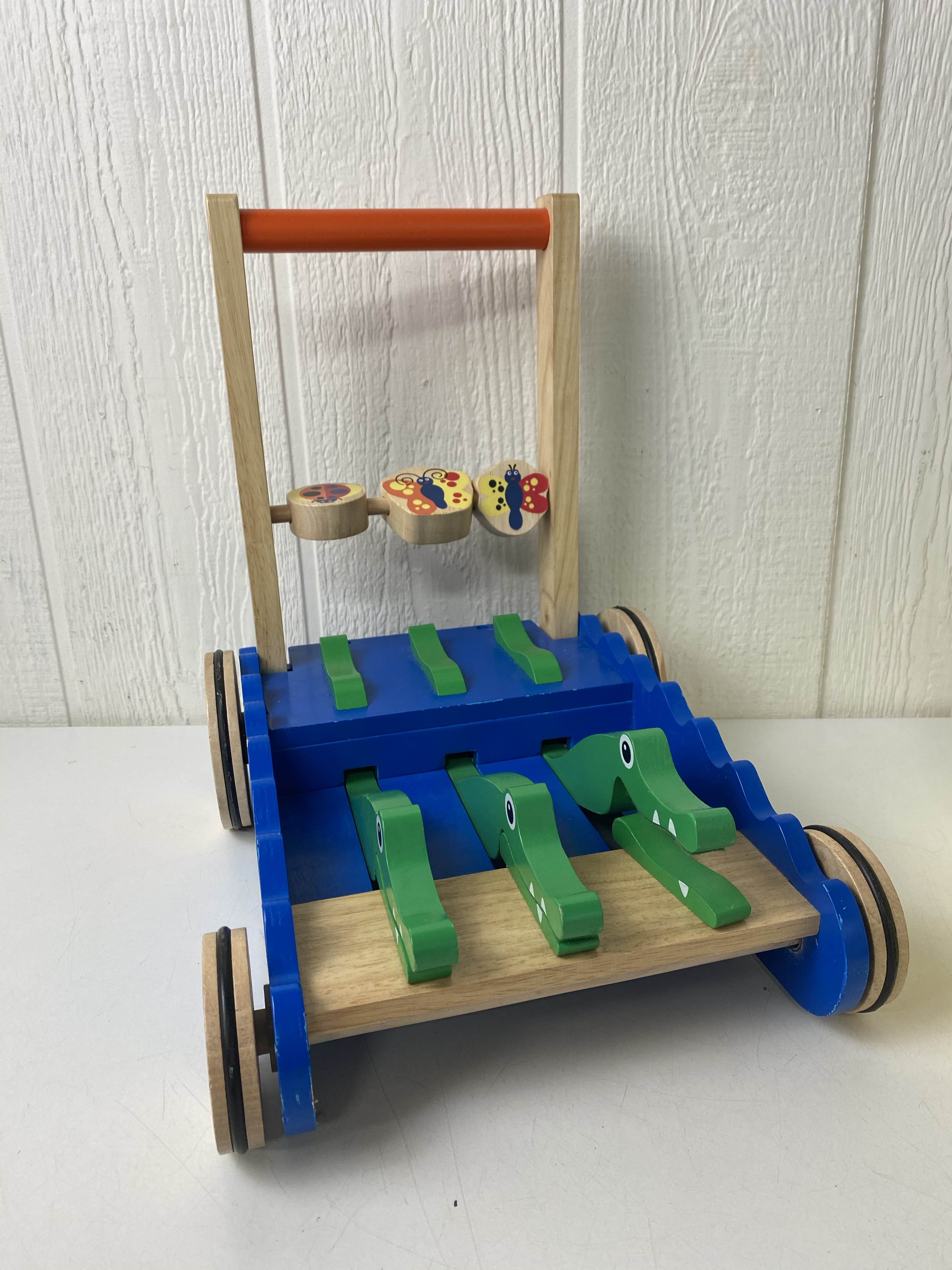 wooden alligator walker