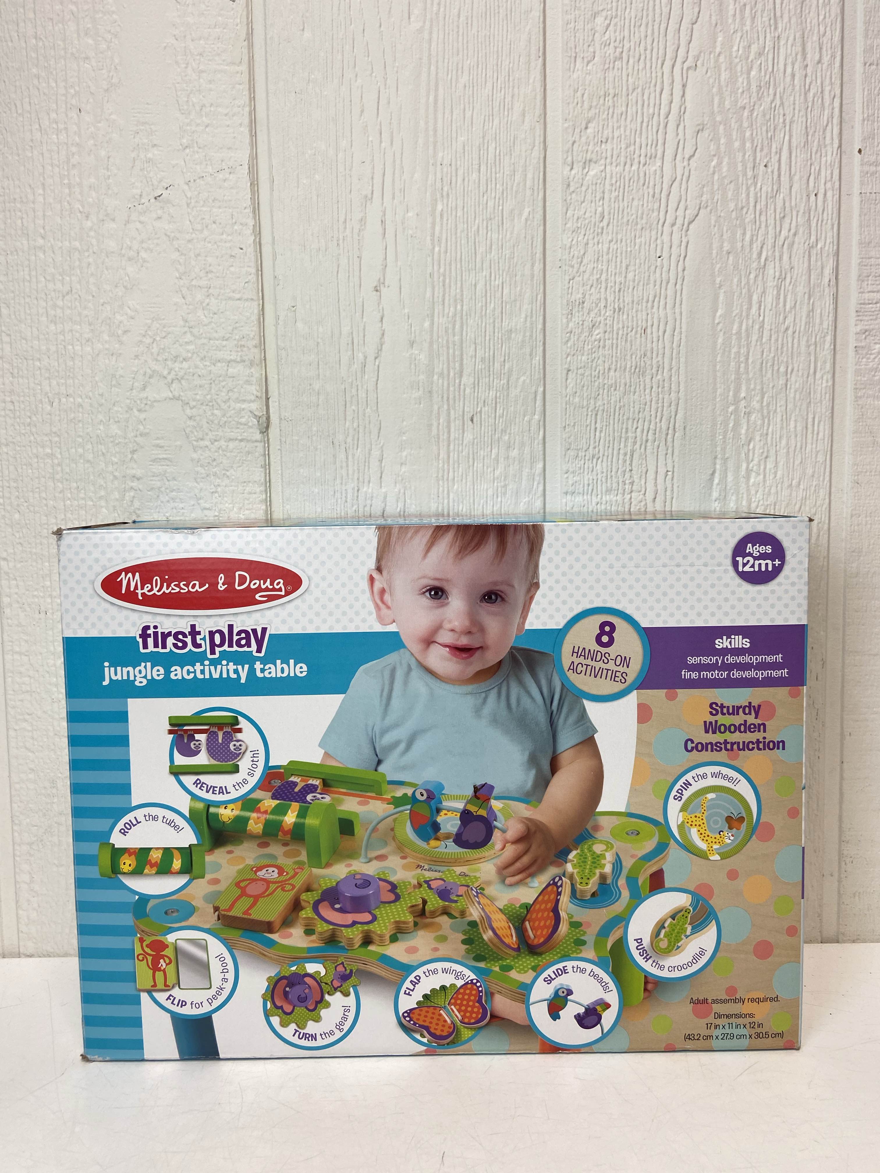 melissa & doug first play jungle activity table