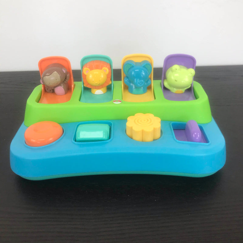 Fisher Price Pop Up Toy Snugamonkey Baby Friends