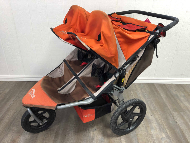 used bob revolution double stroller for sale