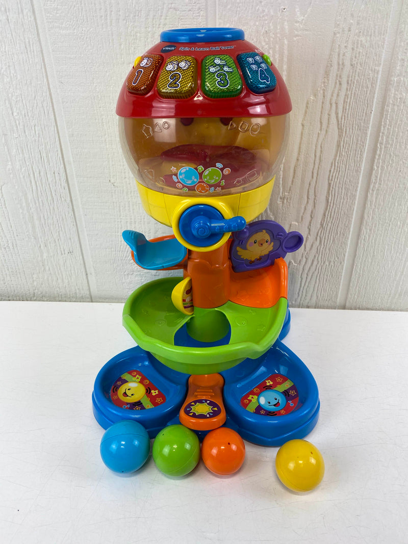 spin and learn ball tower