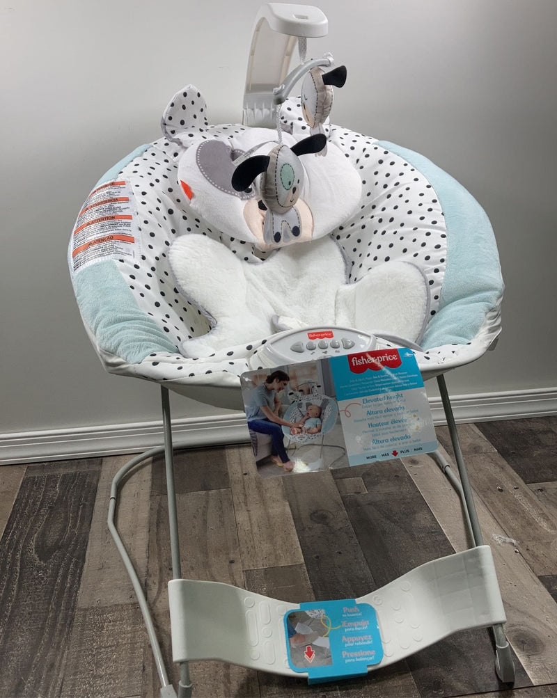 fisher price snug a puppy bouncer