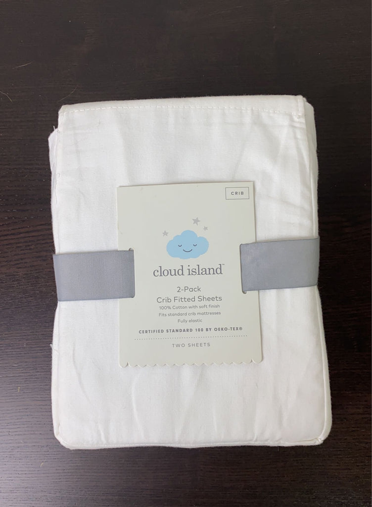 Cloud Island Set Of 2 Fitted Crib Sheets