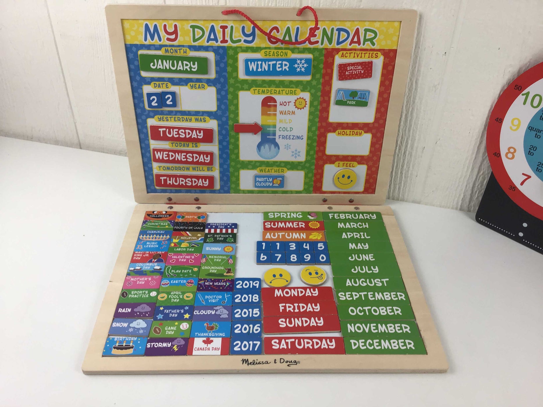 melissa and doug my first magnetic calendar