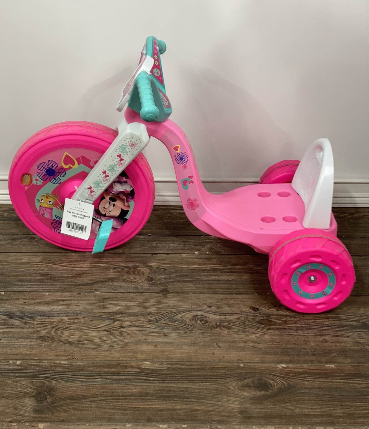 minnie mouse push tricycle