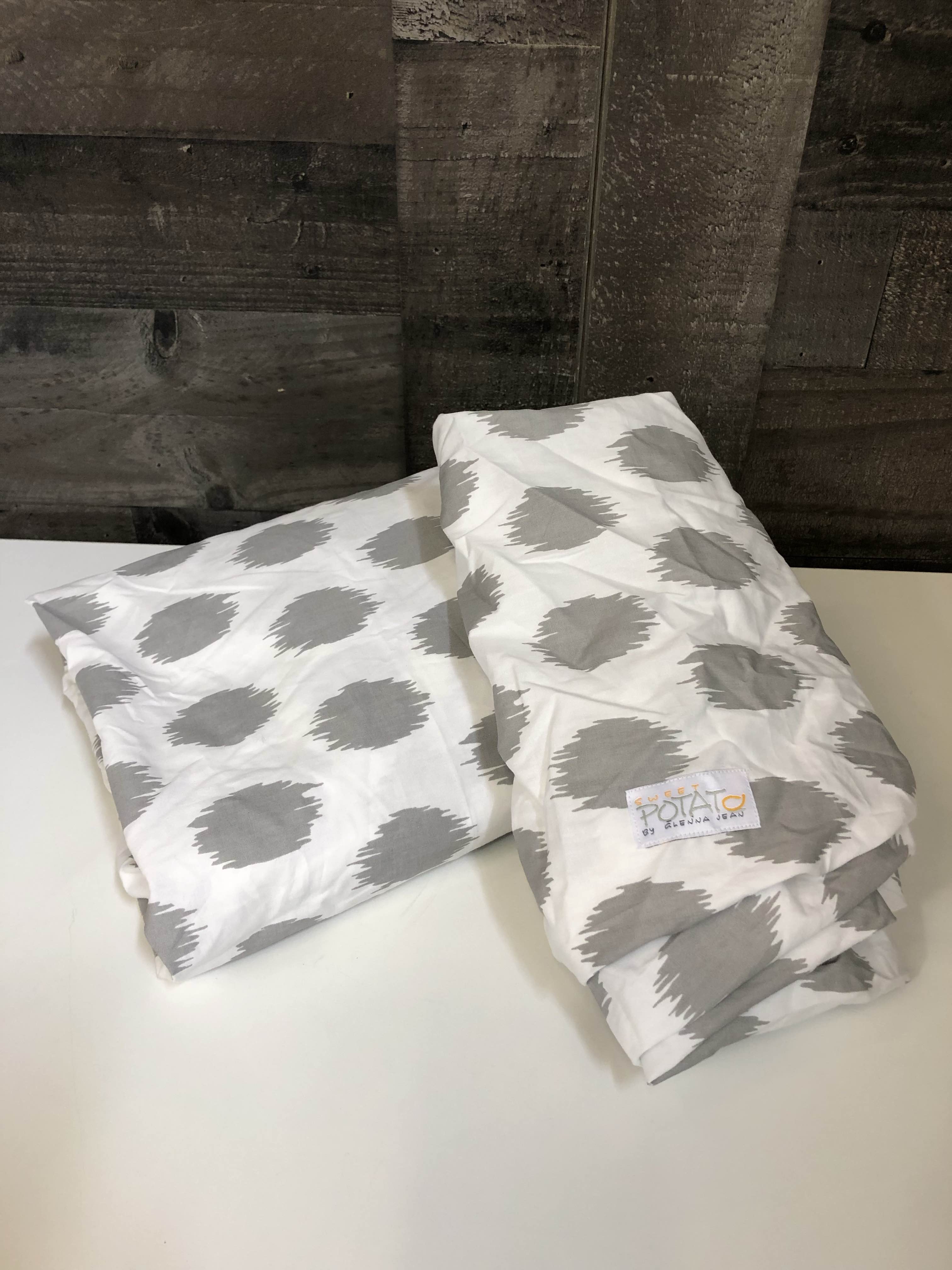 crib sheet and changing pad cover set