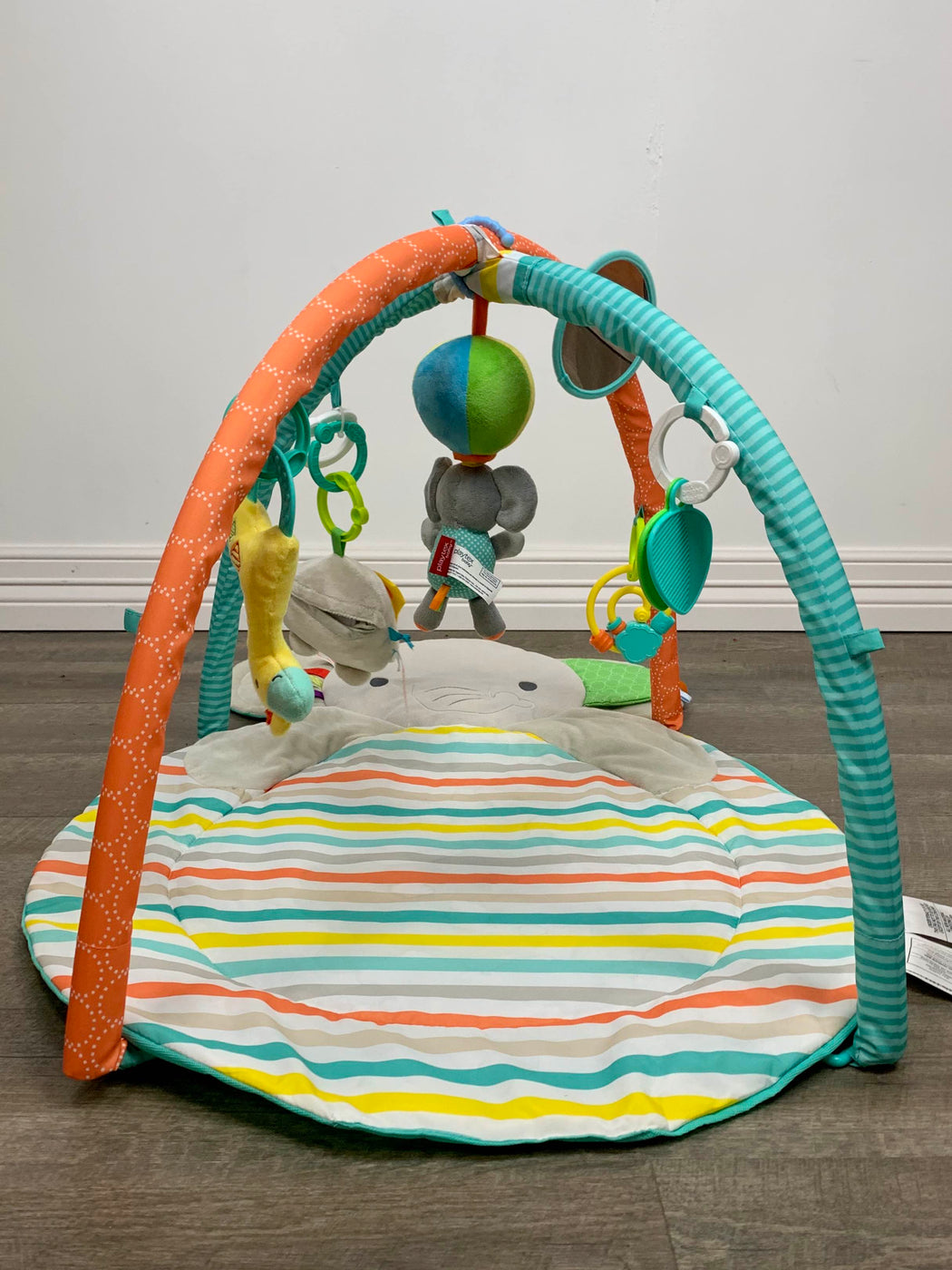 bright starts enchanted elephant baby gym