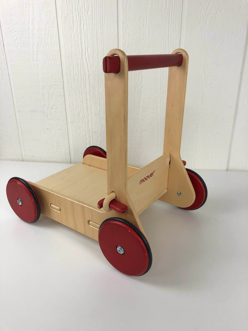 wooden child walker