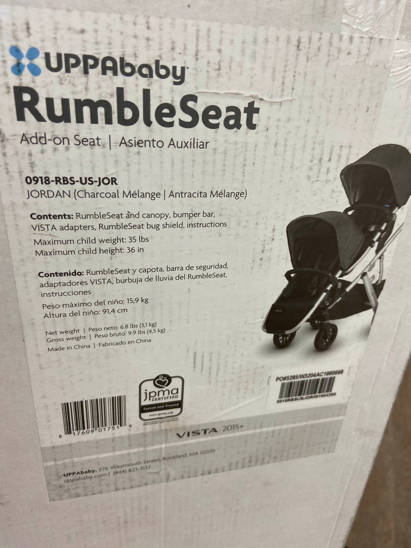 uppababy vista rumble seat jordan