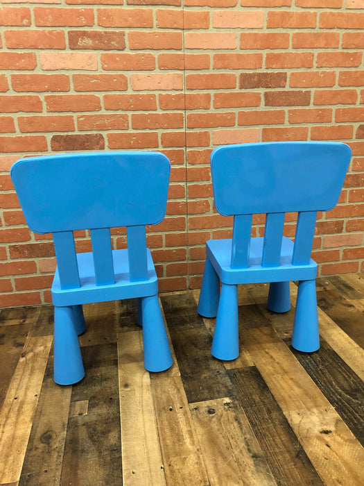 Ikea Mammut Children S Chairs Blue Good Buy Gear