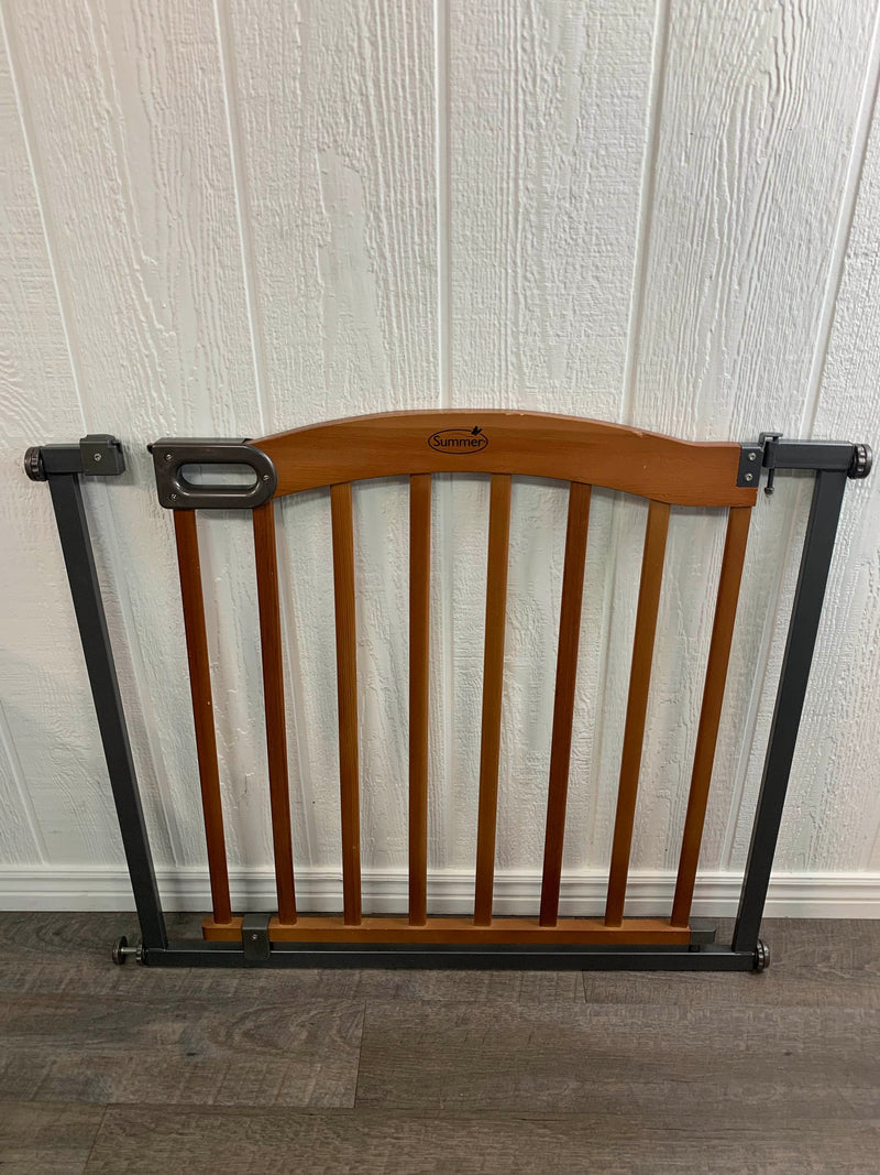 summer infant wood baby gate