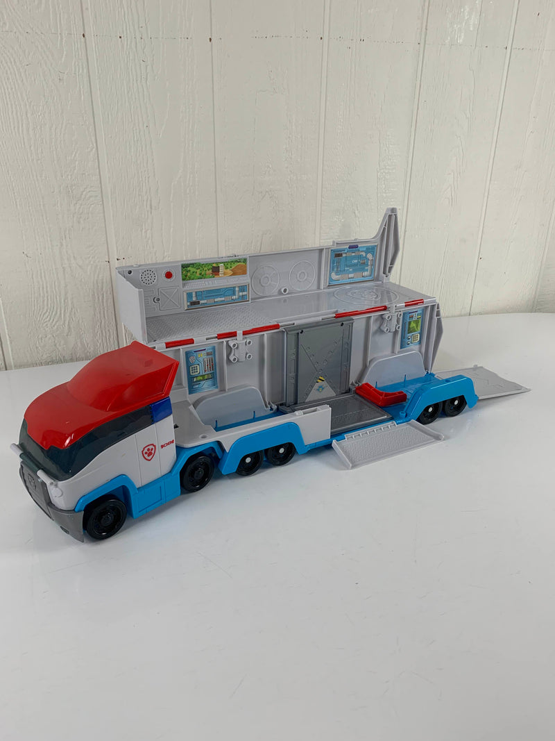 paw patrol transport vehicle