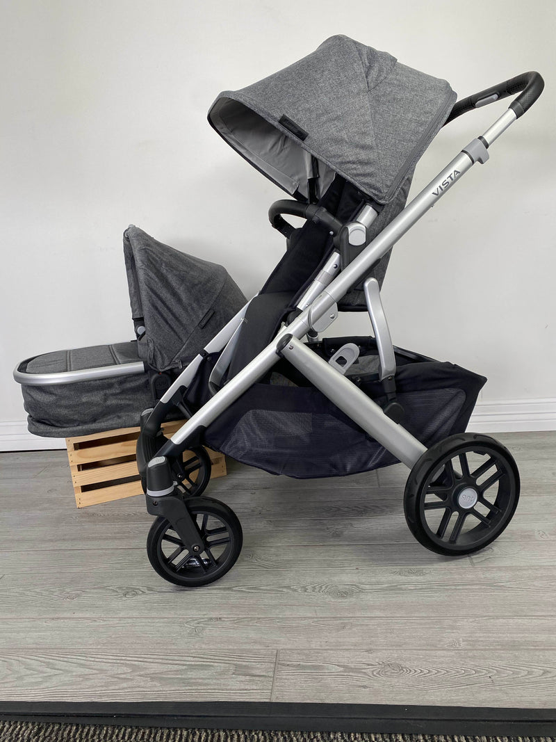 uppababy vista charcoal melange