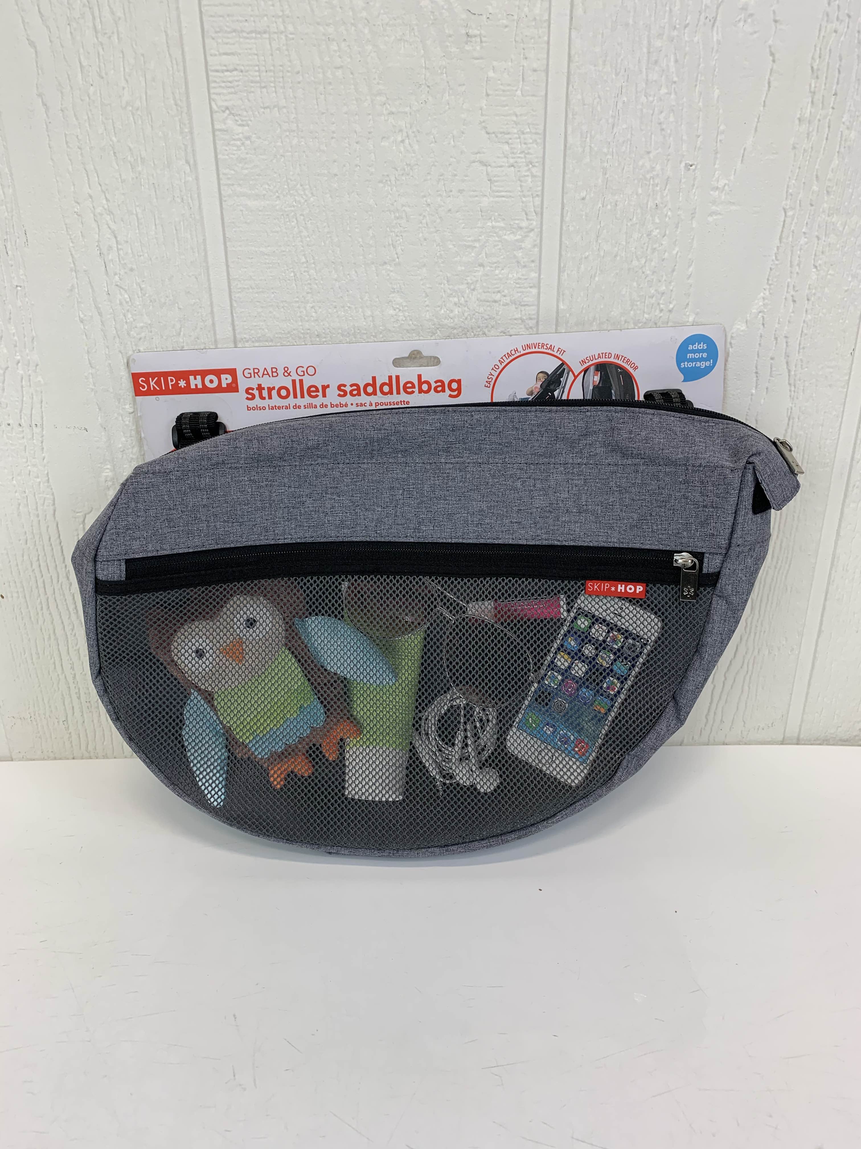 skip hop grab & go stroller saddlebag