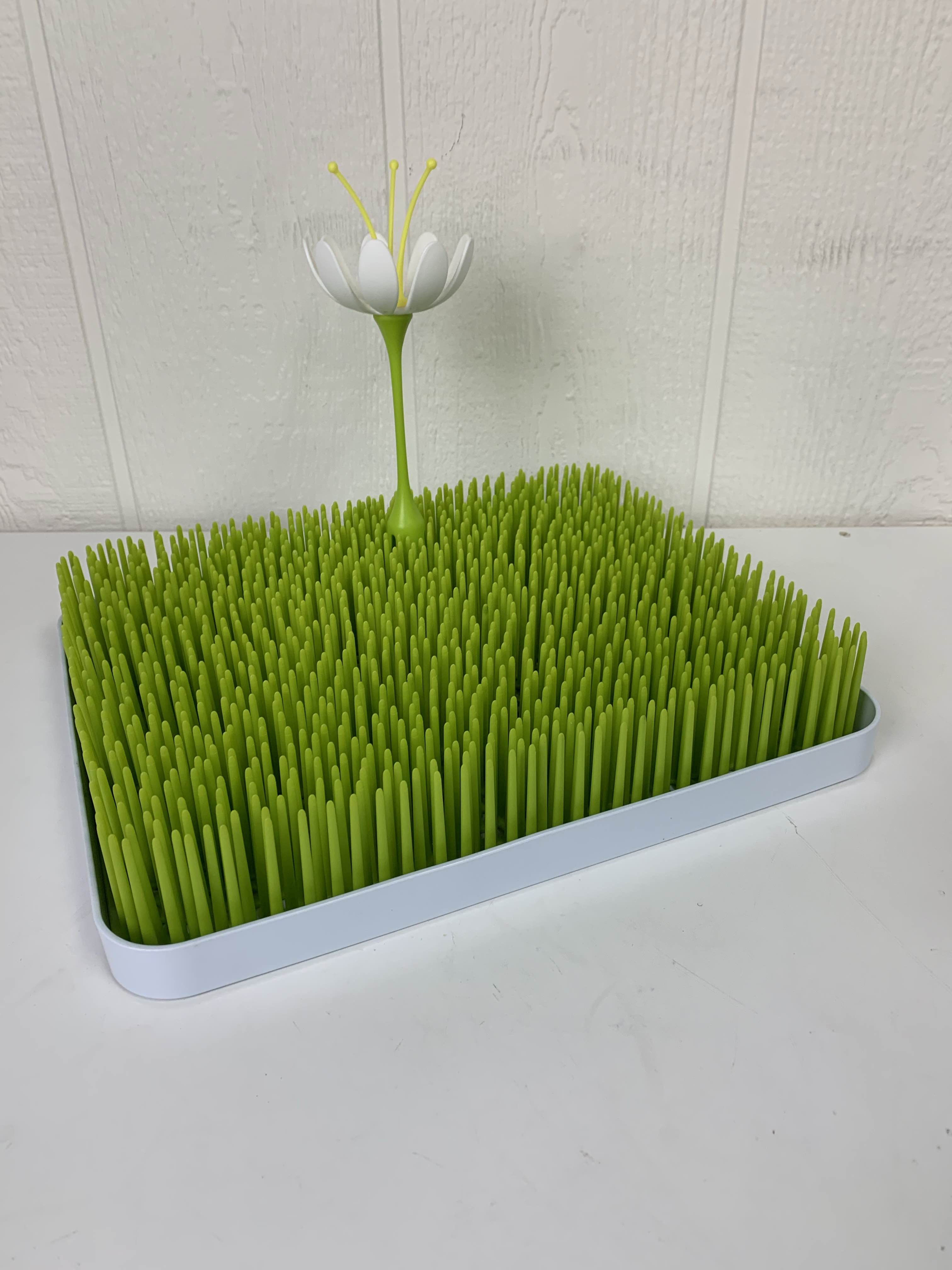 Boon Grass Countertop Drying Rack With Accessory