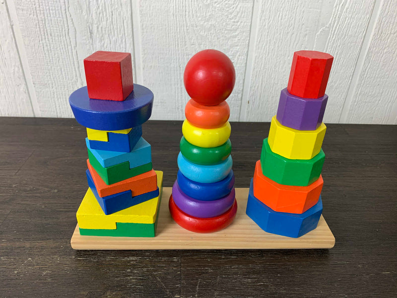 melissa & doug geometric stacker