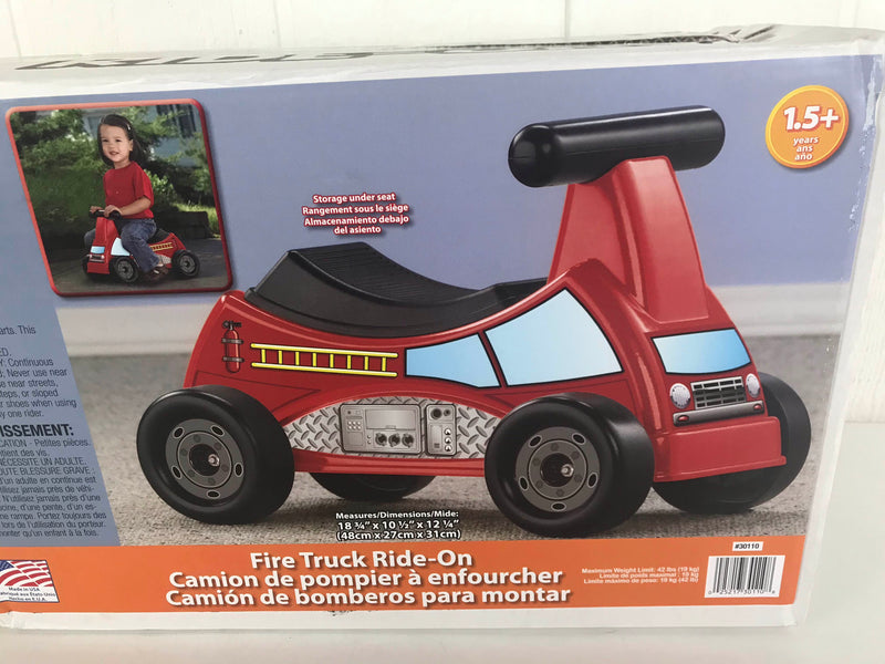 fire truck ride on toy