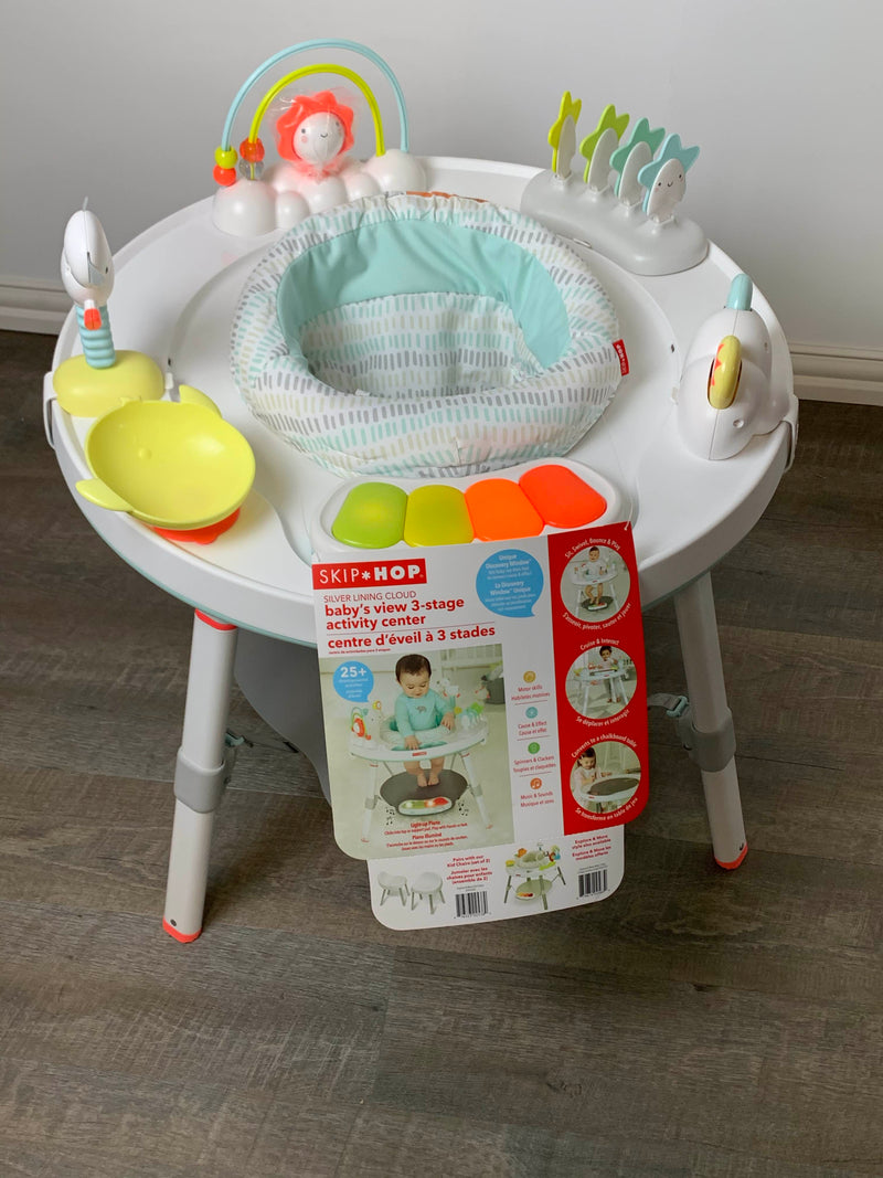 silver lining cloud baby's view activity center