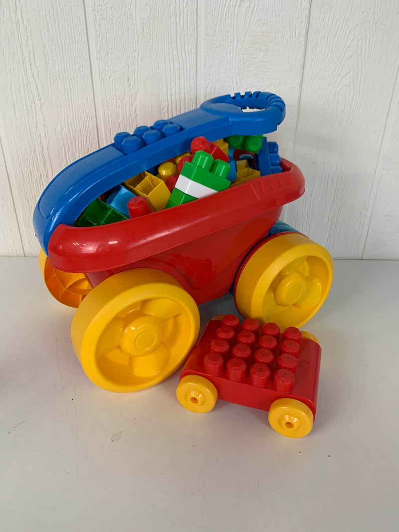 mega bloks scooping wagon