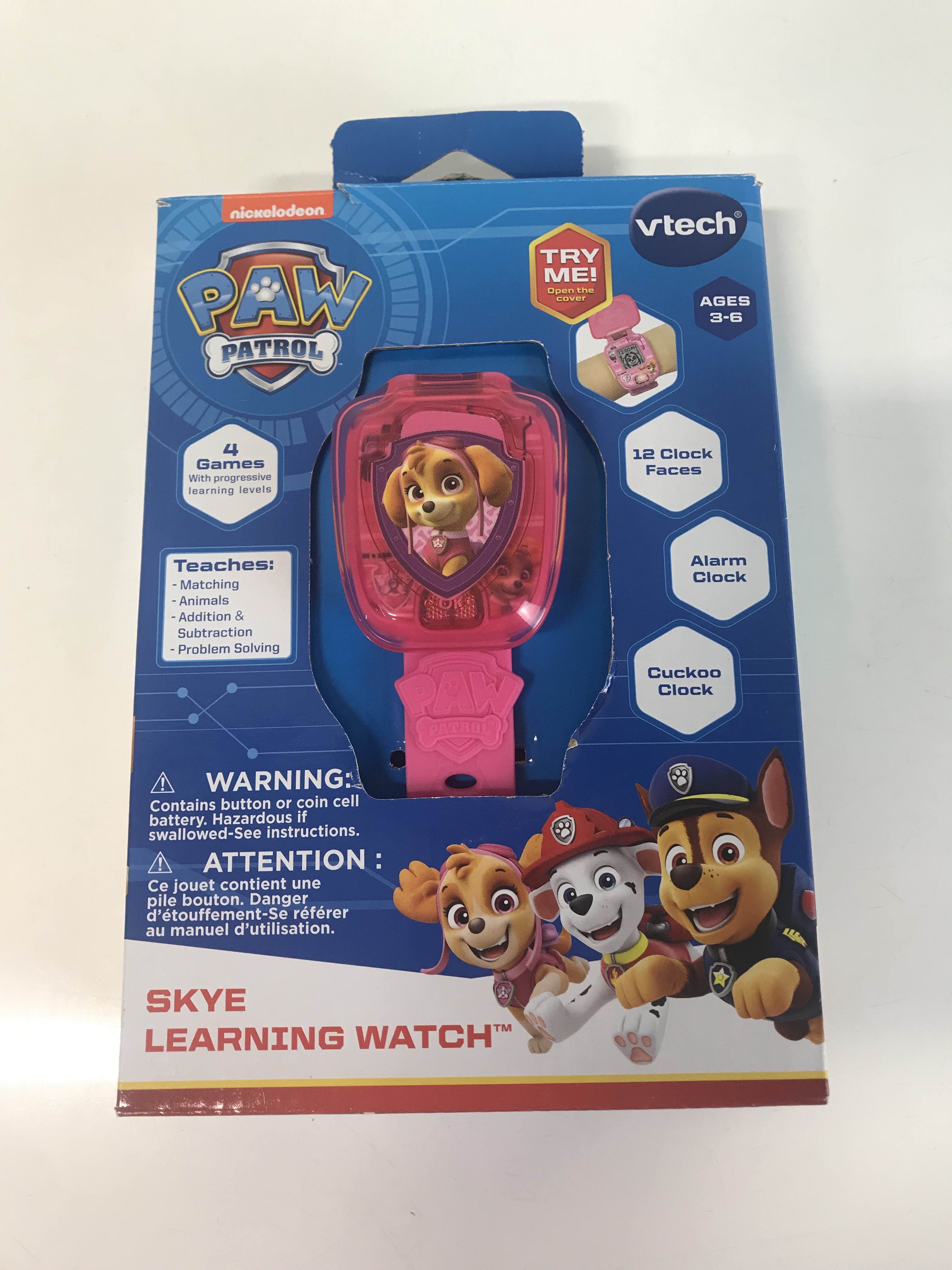 vtech paw patrol skye learning watch