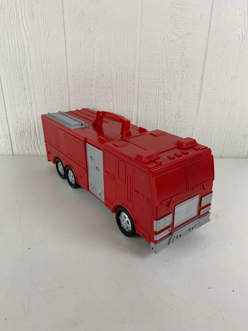 foldout fire station playset