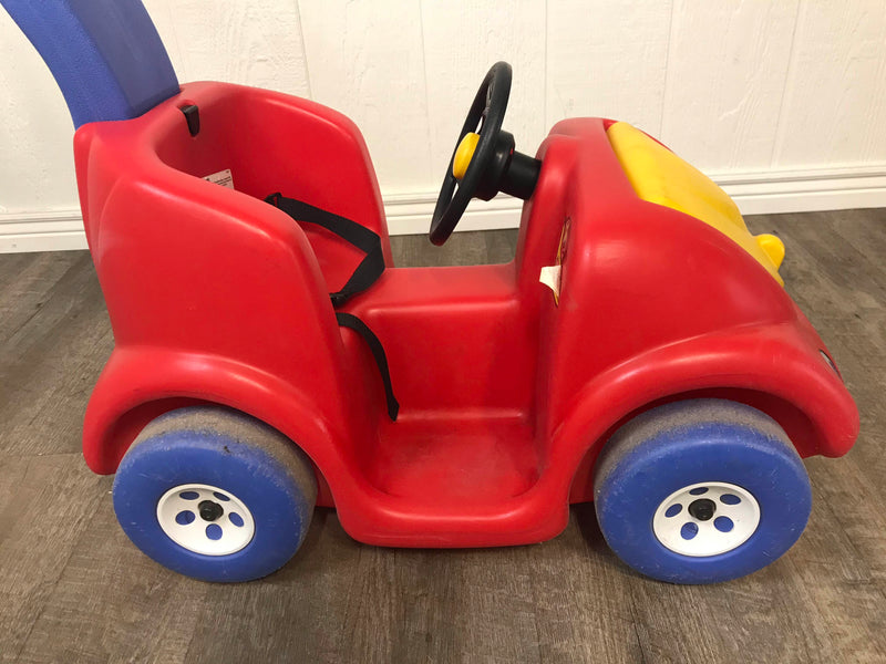 red buggy push car