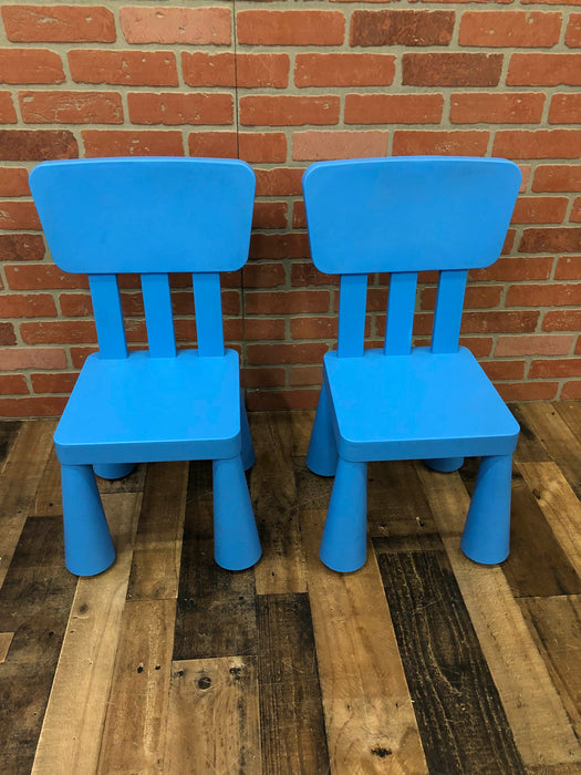 Ikea Mammut Children S Chairs Blue Good Buy Gear