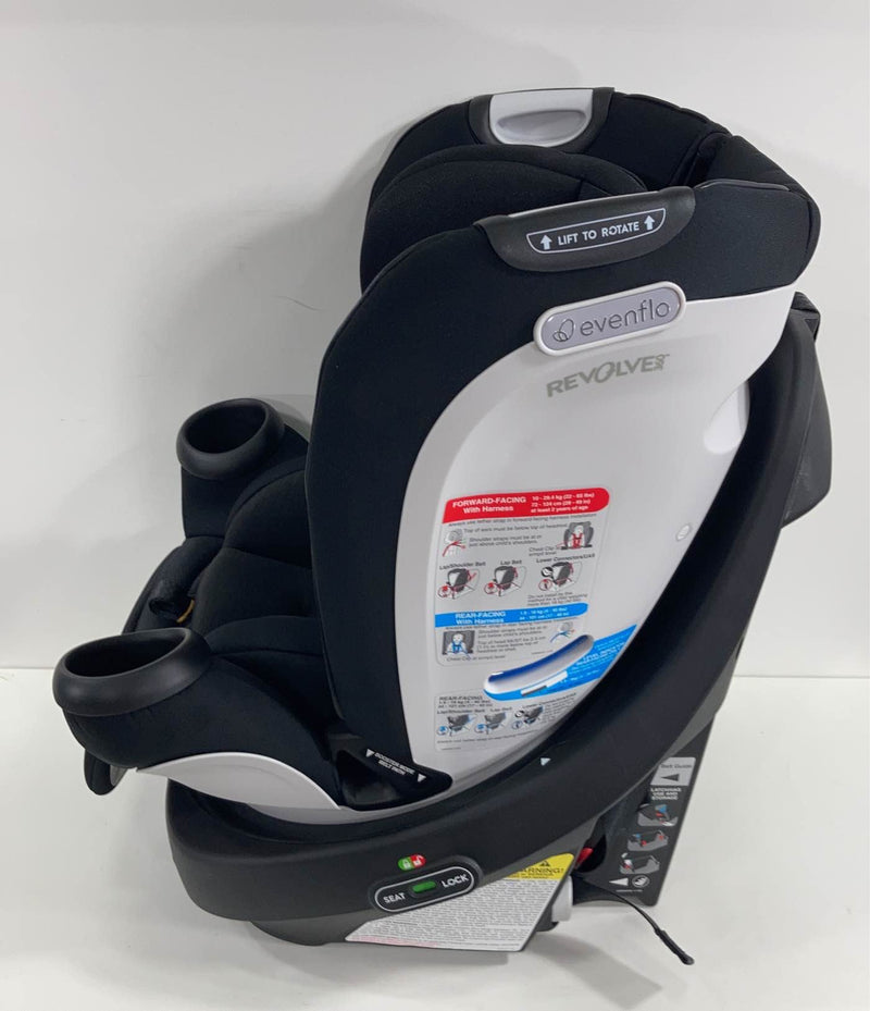 evenflo revolve 360 rear facing weight limit