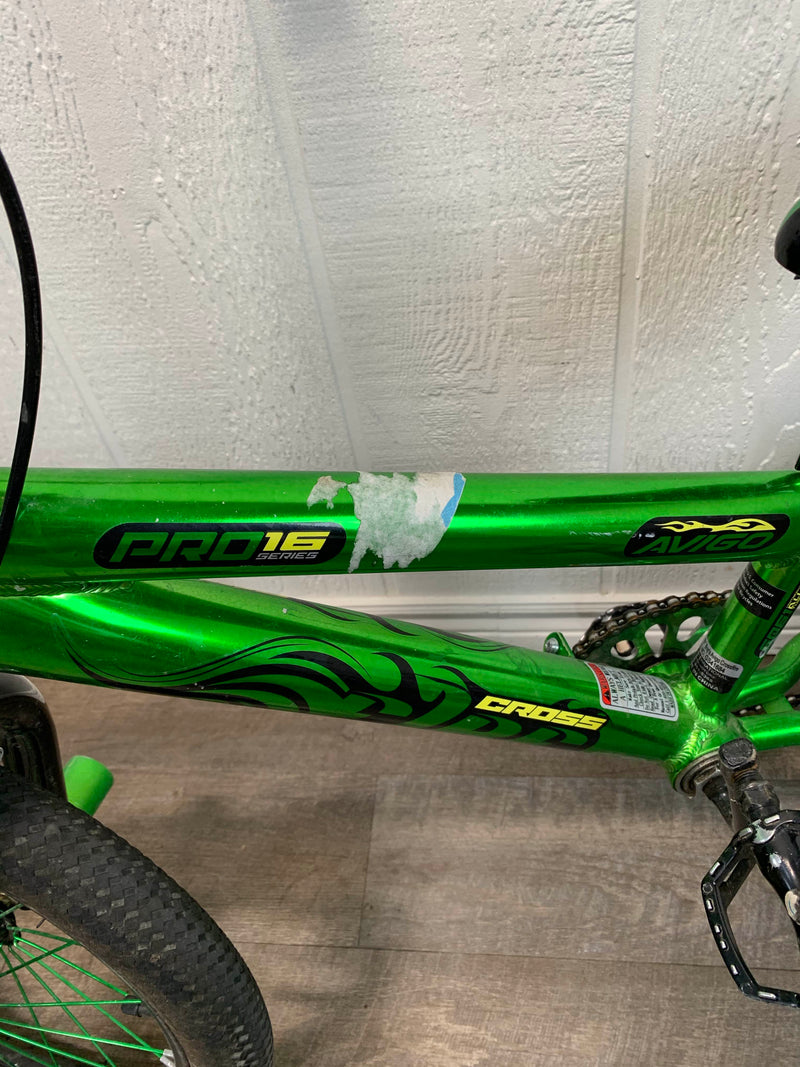 green 16 inch bike