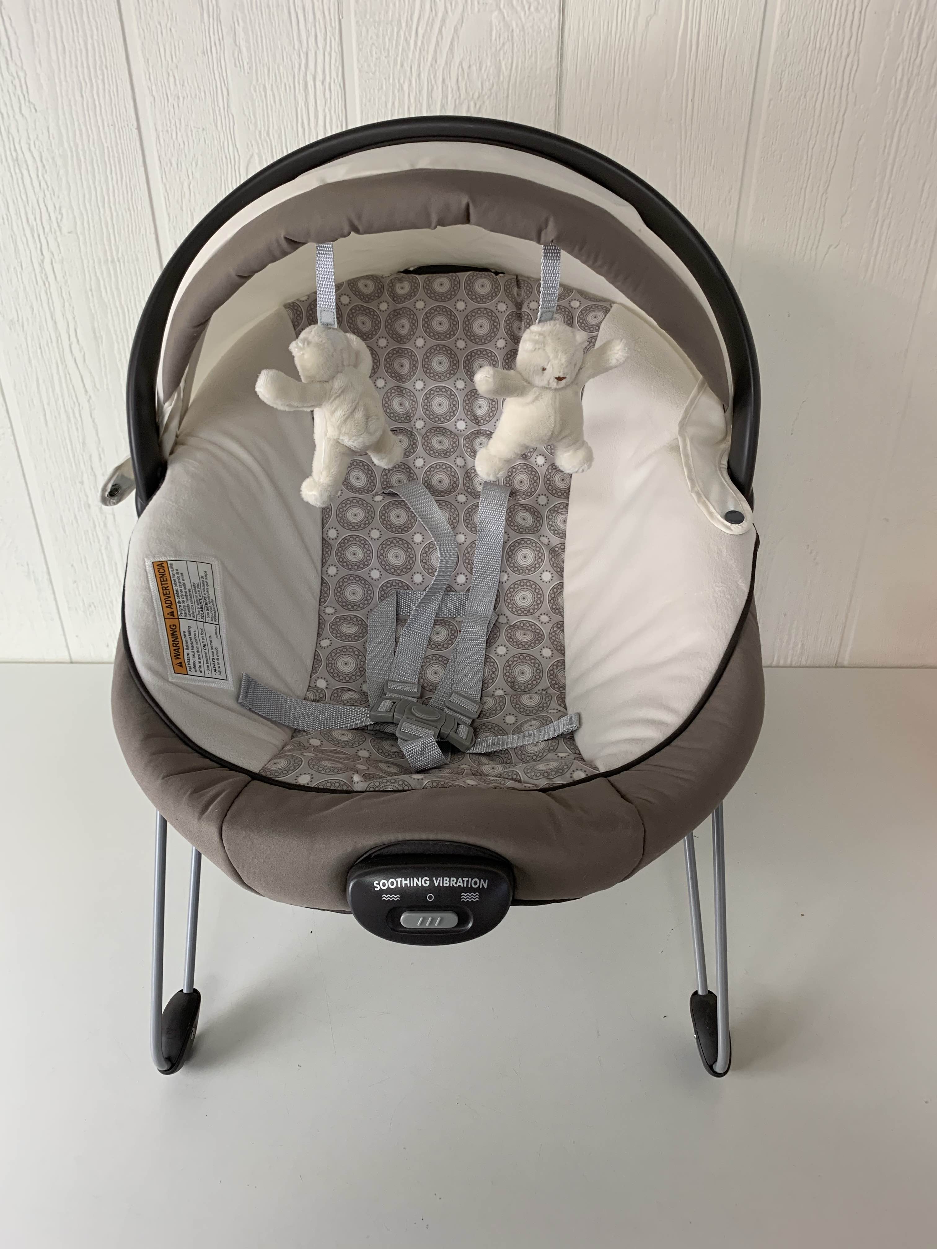 baby swing with removable bouncer