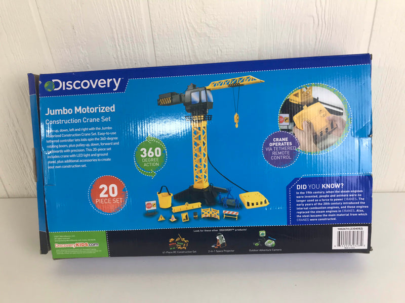 discovery jumbo motorized construction crane set