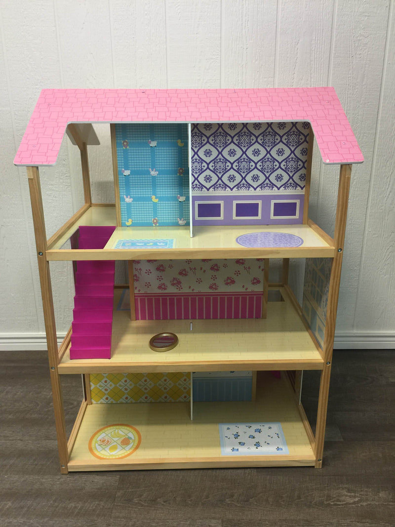 kidkraft so chic dollhouse with 46 accessories