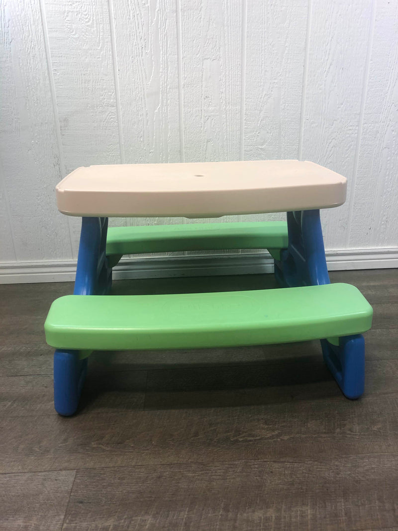 little tikes easy store picnic table