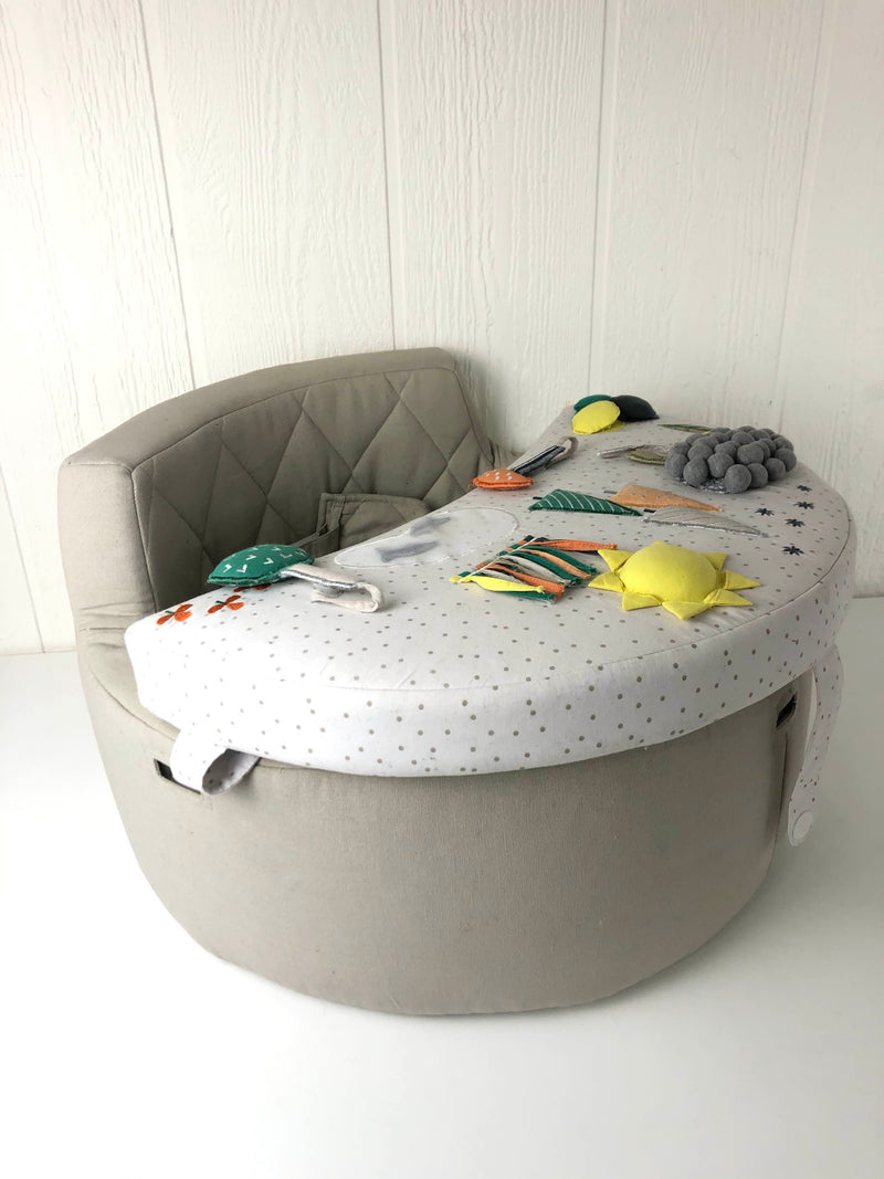 crate and barrel baby activity chair