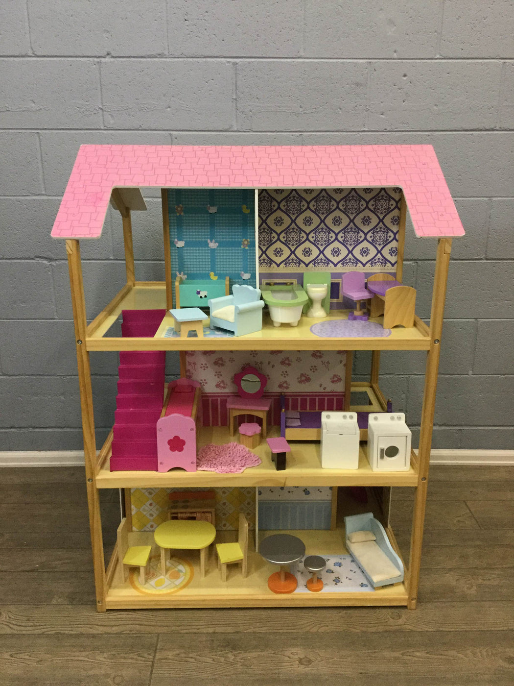 used kidkraft dollhouse