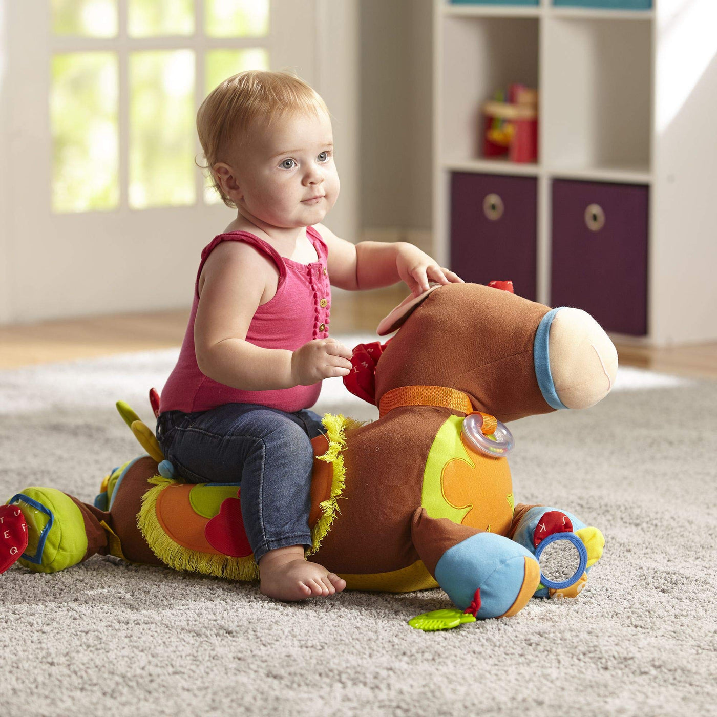 melissa and doug giddy up and play horse