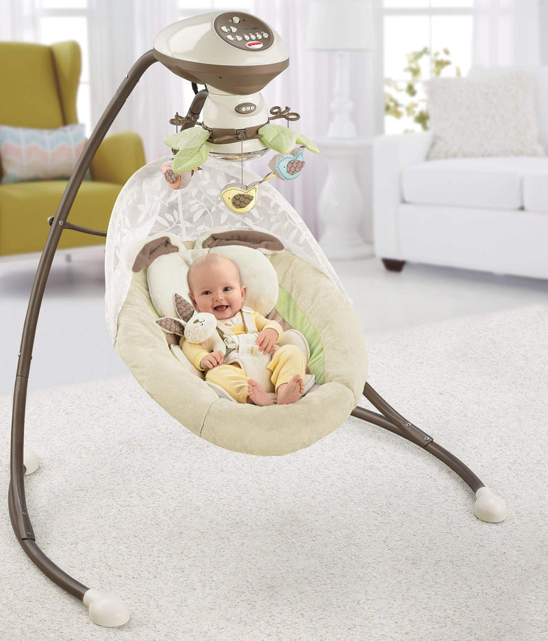 fisher price snugabunny cradle and swing