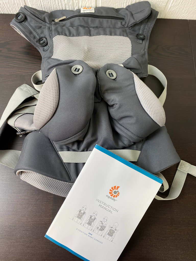 Ergobaby 360 Four Position Ergonomic Baby Carrier, Cool Air Mesh, Carb