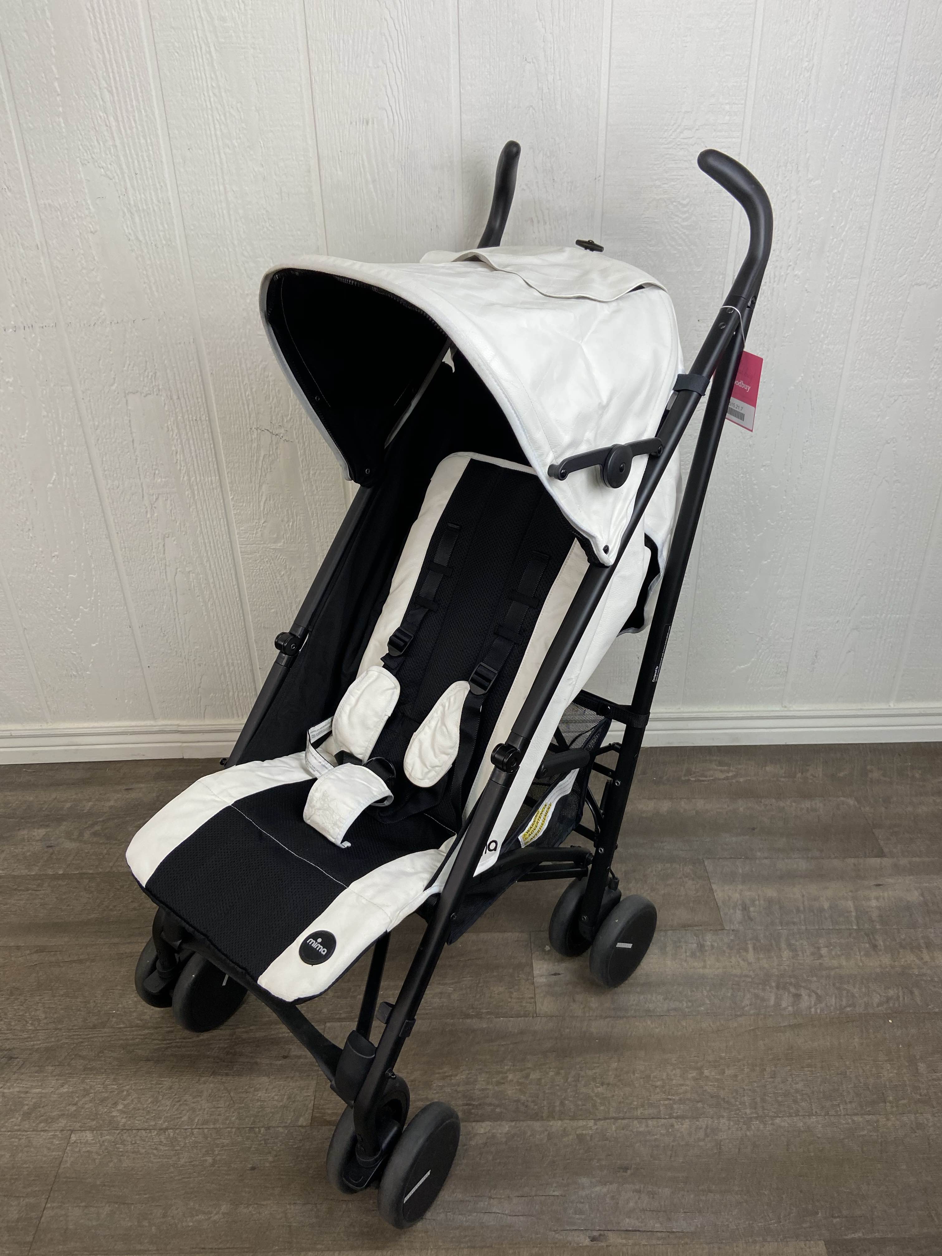 mima leather stroller