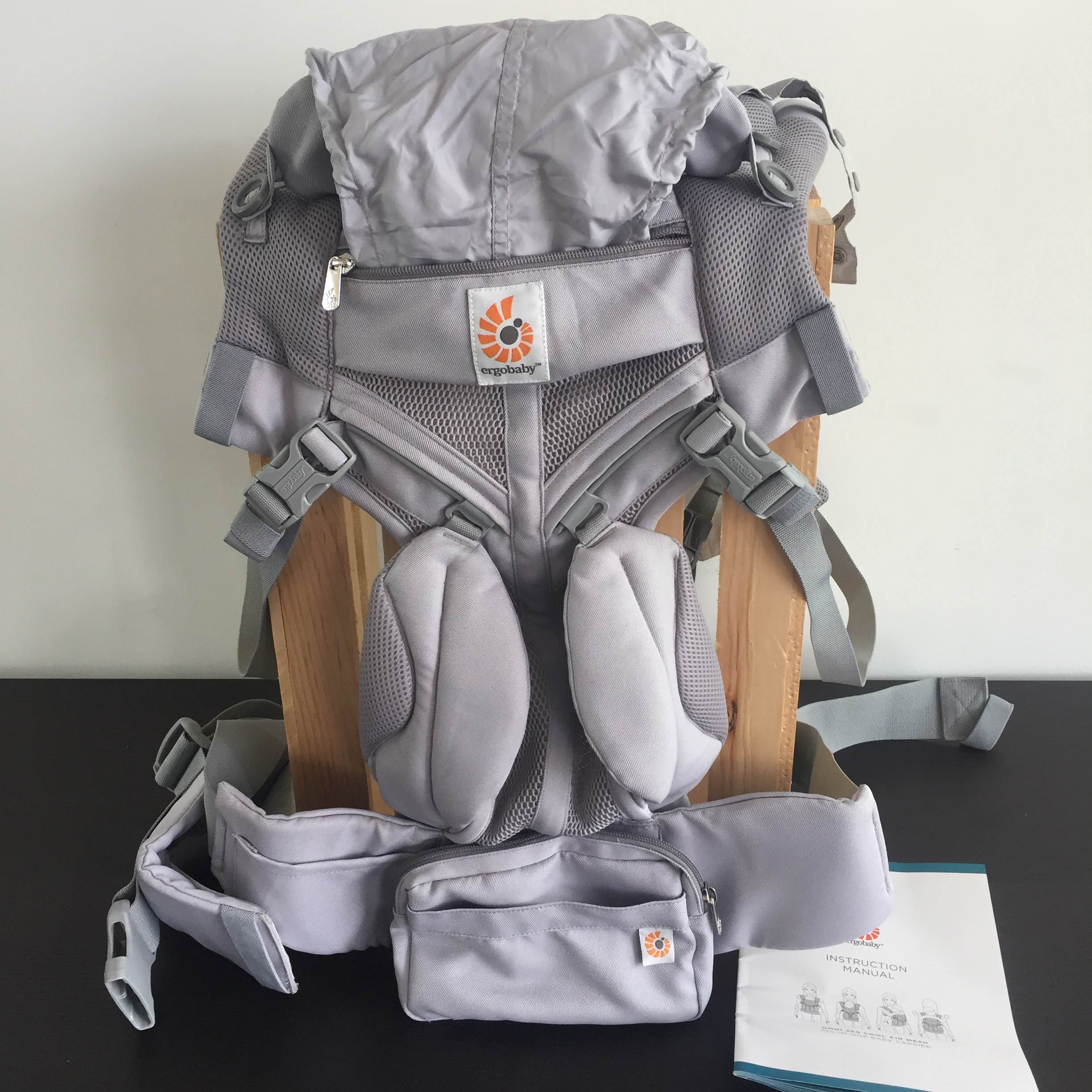 ergobaby omni 360 mesh pearl grey