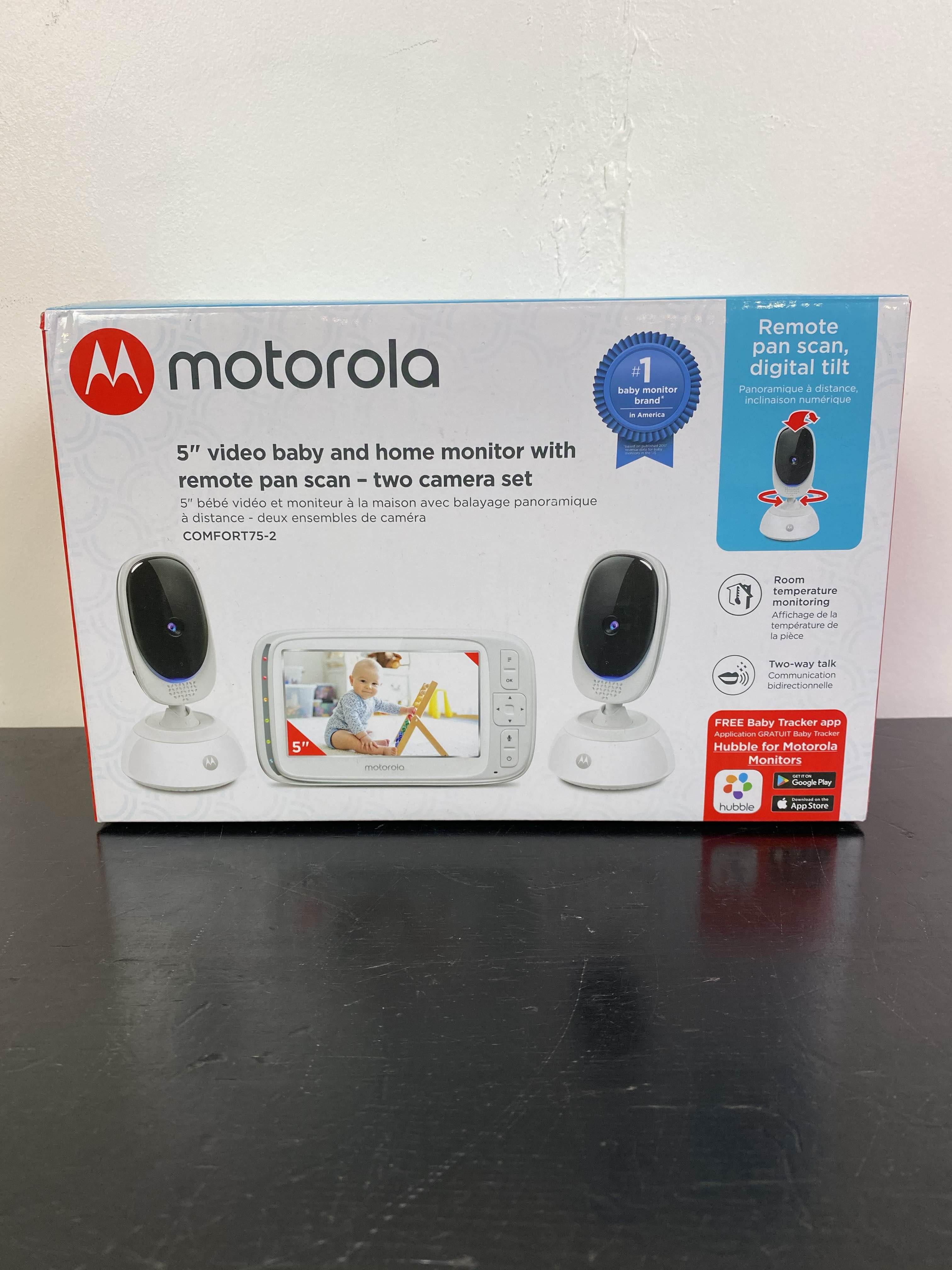 Motorola Comfort 75 Video Baby Monitor With 2 Cameras