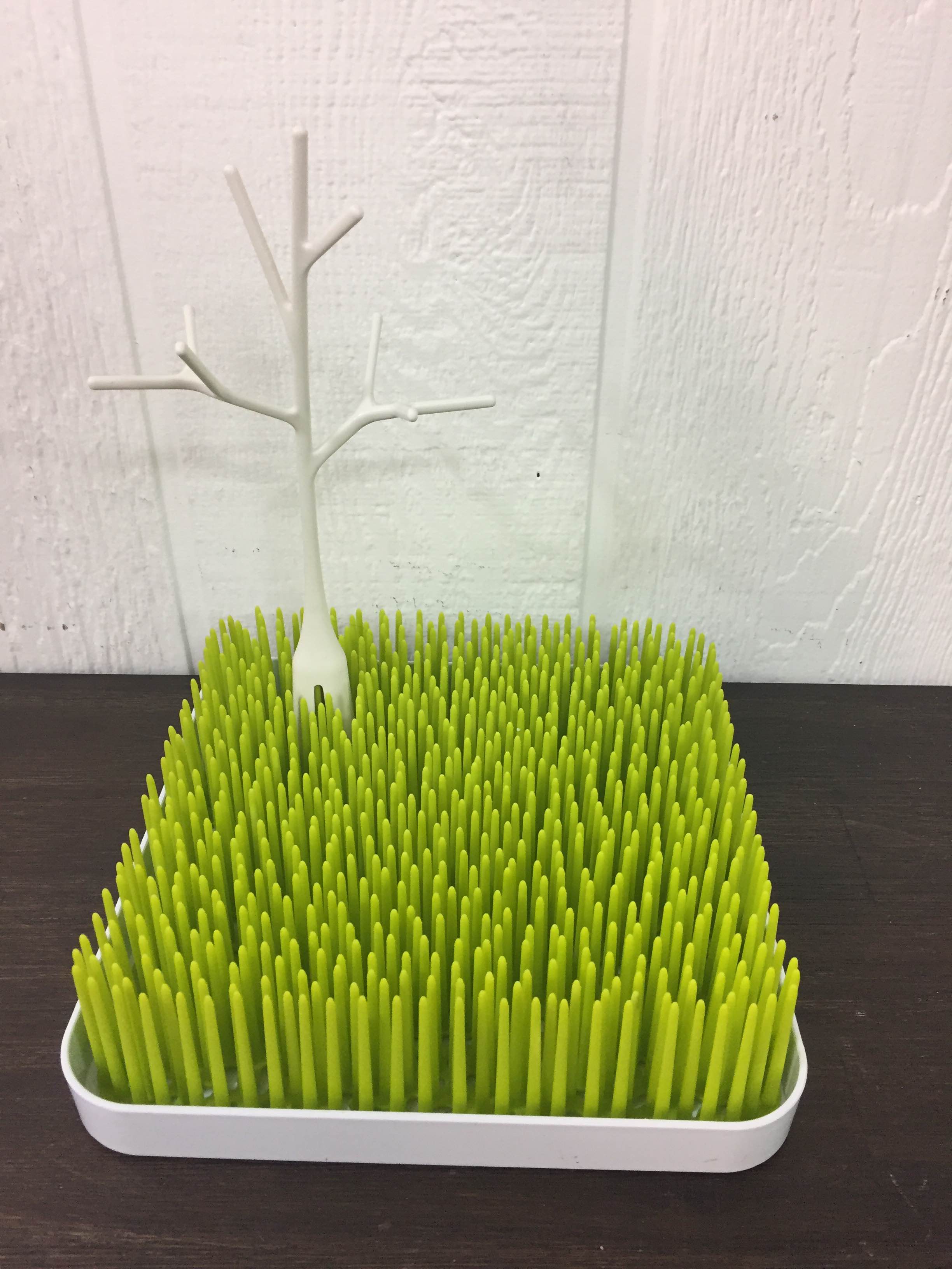 Boon Grass Countertop Drying Rack With Twig Accessory