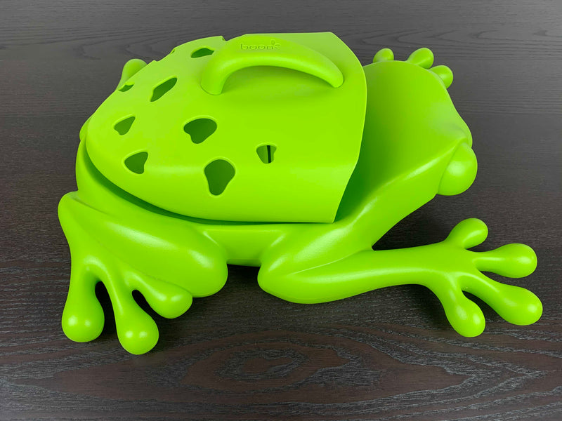 boon frog toy holder