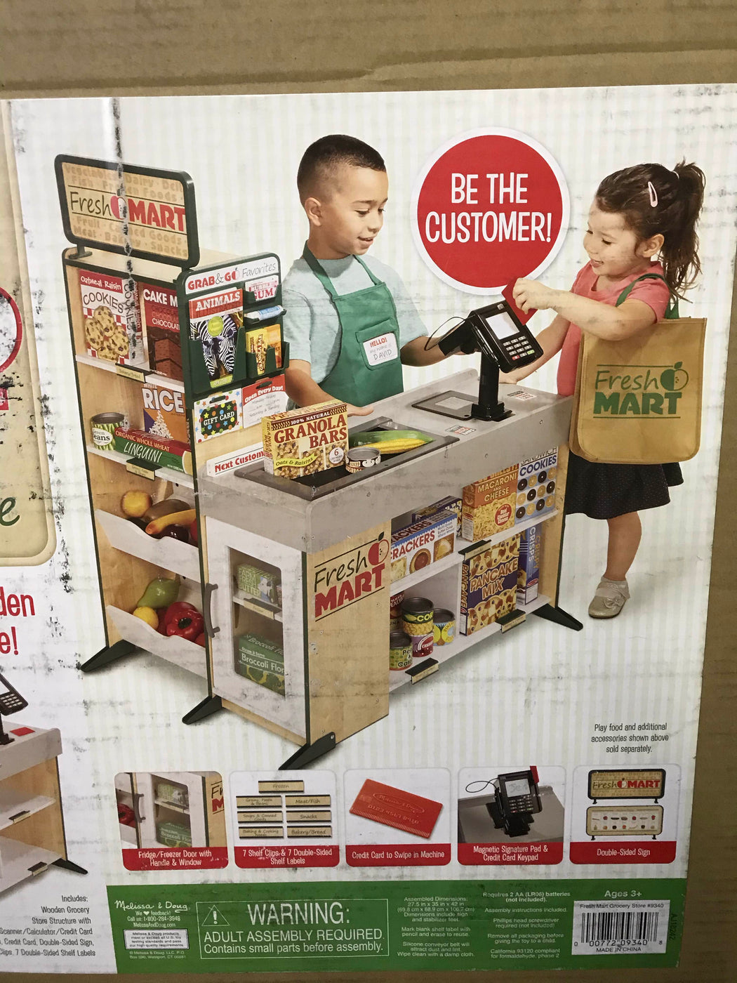 melissa and doug freestanding grocery store