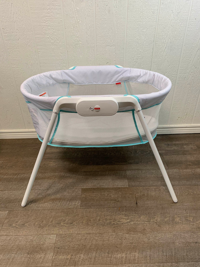 fisher price stow and go bassinet